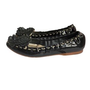 Jack Rogers Tansy Patent Leather Moc Ballet Flats